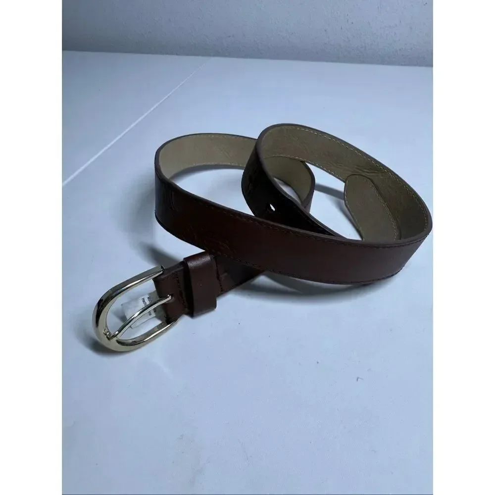 Target Brown Faux Leather Belt Size M